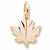 Maple Leaf - Satin charm in Yellow Gold Plated hide-image