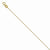 14K Yellow Gold Baby Box, 20 inch x 0.5mm, Jewelry Chains and Necklace