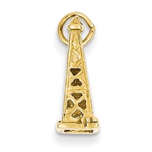 14k Gold Oil Derrick Charm hide-image