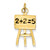 14ky Blackboard & Easel with Enamel Charm hide-image