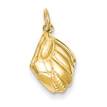 14k Gold Baseball Glove Charm hide-image