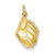 14k Gold Baseball Glove Charm hide-image