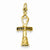 14k Gold 3-D Bourbon/Conti Street Charm hide-image