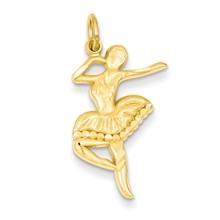 14k Gold Ballerina Charm hide-image