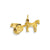 3-D Horse & Buggy Charm in 14k Gold