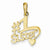 14k Gold #1 Sister pendant, Adorable Pendants for Necklace