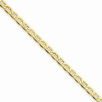 14K Yellow Gold Anchor Chain