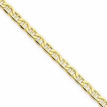 14K Yellow Gold Anchor Chain