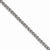 14K White Gold Wheat Chain