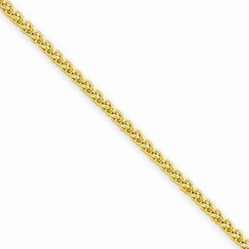 14K Yellow Gold Wheat Chain