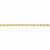 14K Yellow Gold Hollow Rope Chain