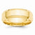 14k Yellow Gold 7mm Bevel Edge Comfort Fit Wedding Band