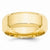 14k Yellow Gold 8mm Bevel Edge Comfort Fit Wedding Band