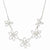 Silver-tone Flower Necklace