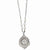 Silver-tone Simulated Pearl & Crystal Necklace