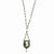 Black-plated Cameo/Black Crystal/Cultura Glass Pearl Necklace