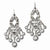 TRU Pewter Ch&elier Dangle Earrings