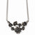 Silver-tone Flower Necklace