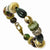 Gold-tone Green Crystal Bracelet