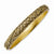 TRU Gold-tone Textured Bangle