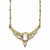 Gold-Tone Clear Crystal & Glass Necklace