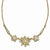 Gold-Tone Clear Glass Necklace