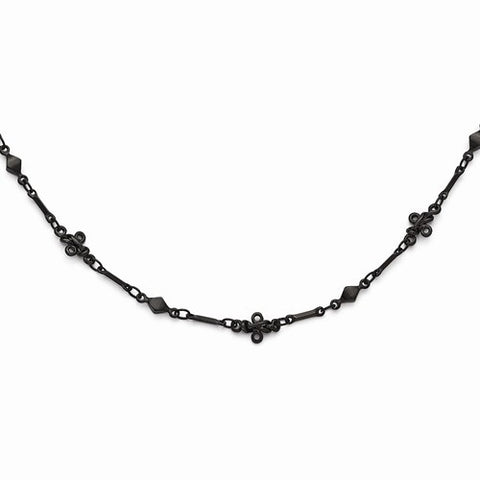 Black-Plated Necklace