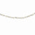 Silver-Tone Simulated Pearl Necklace