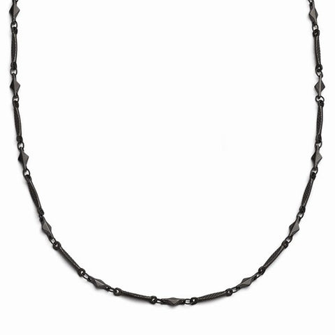 Black-Plated Necklace