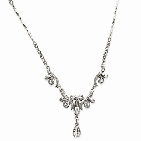 Silver-tone Swarovski Elements Necklace