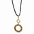 Gold-tone Light & Dark Colorado Crystal Necklace