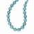 Copper-tone Aqua Acrylic Beads Necklace