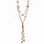 Copper-tone Colorado Crystal Glass Beads Strand Necklace