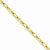 14K Yellow Gold Byzantine Chain