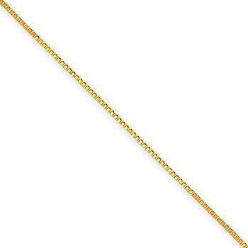 14K Yellow Gold Box Chain