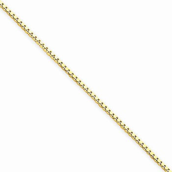 14K Yellow Gold Box Chain