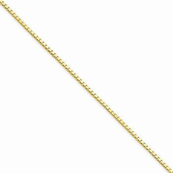 14K Yellow Gold Box Chain