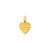 Grandma Heart Charm in 14k Gold