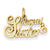 14k Gold Special Sister Charm hide-image