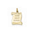 Diploma Charm in 14k Gold