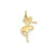 Ballet Dancer Charm in 14k Gold