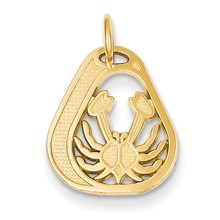 14k Gold Cancer Charm hide-image