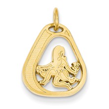 14k Gold Virgo Charm hide-image