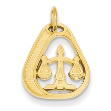 14k Gold Libra Charm hide-image