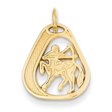 14k Gold Sagittarius Charm hide-image