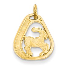 14k Gold Capricorn Charm hide-image