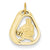 14k Gold Aquarius Charm hide-image