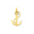 Anchor w/ Rope Charm in 14k Gold