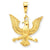 14k Gold Eagle Charm hide-image