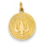 14k Gold Confirmation w/Dove Medal Charm hide-image